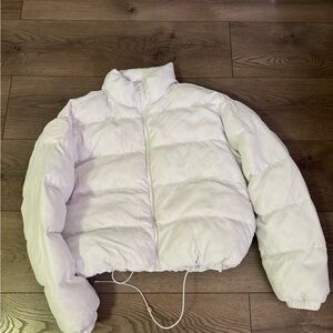 FABLETICS White Zip up Puffer Jacket Women's Size 2XS